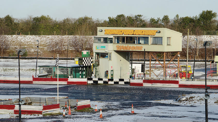 Icy Stock Car Track Photograph by Adrian Wale