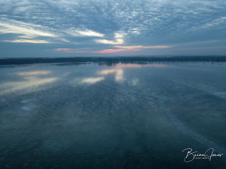 Icy Sunrise Photograph by Brian Jones