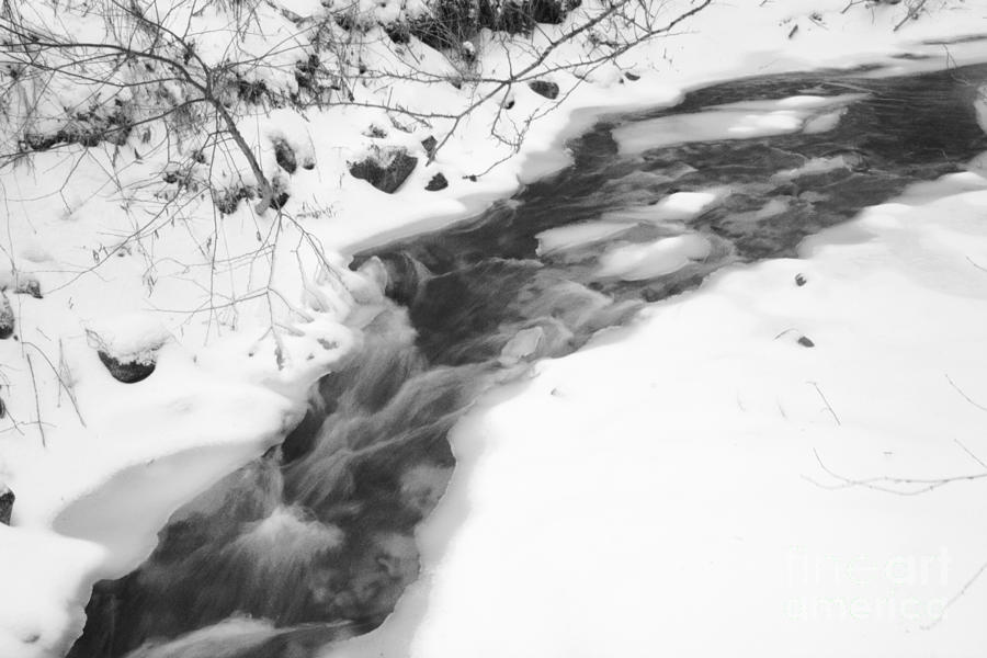Icy Swath Photograph by Alice Mainville