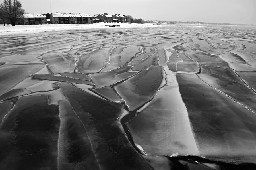 Icy Tawas Bay Photograph by Nature's Journey Photography - Fine Art America