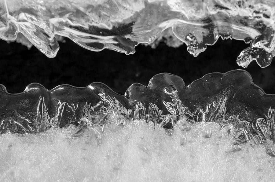 Winter Photograph - Icy Waves by Konstantin Sevostyanov