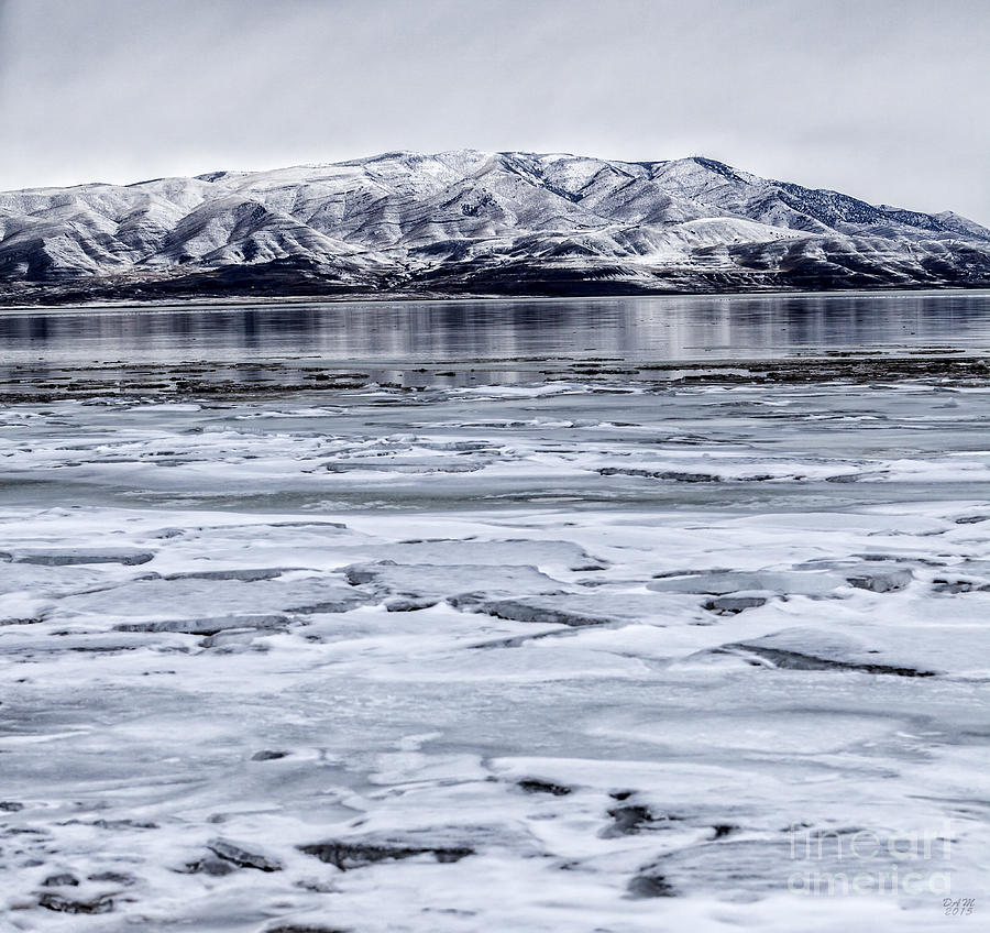 Mountain Photograph - Icy Winter by David Millenheft