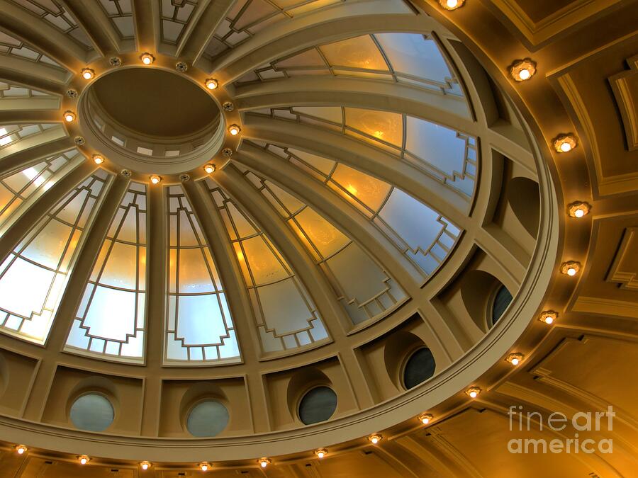 Idaho Capitol Deco Dome Photograph by Patricia Strand