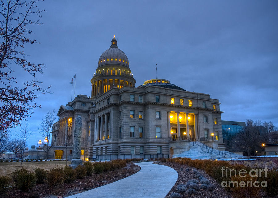 Idaho Capitol Photograph by Idaho Scenic Images Linda Lantzy