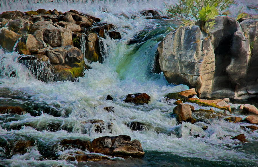 Idaho Falls Digital Art - Idaho Falls by Russ Harris