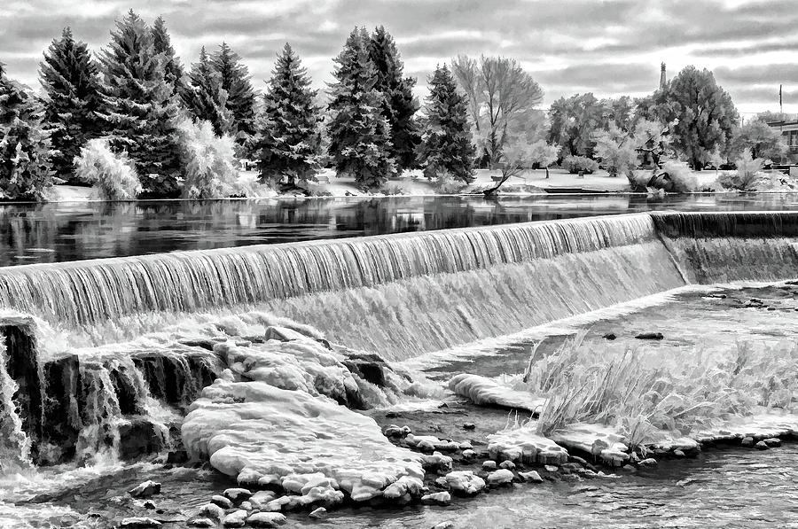 Idaho Falls Winter Day Photograph by Image Takers Photography LLC