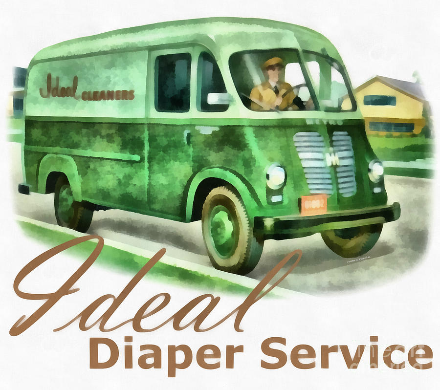Ideal Diaper Service Painting Painting by Edward Fielding