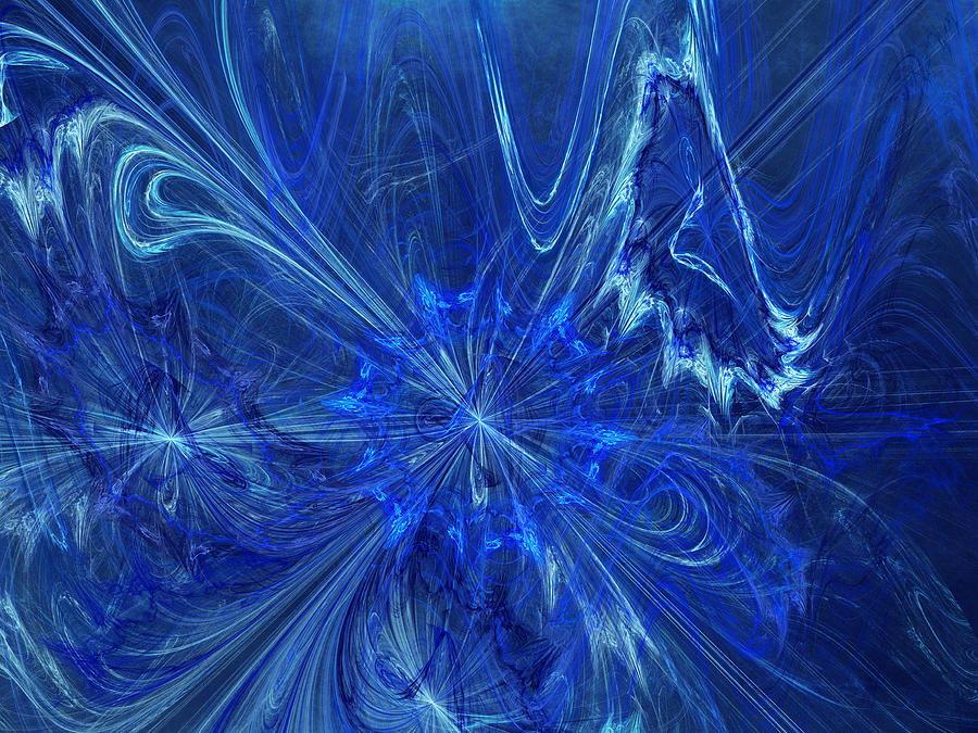 Idlewild Blue Digital Art by Jeff Iverson