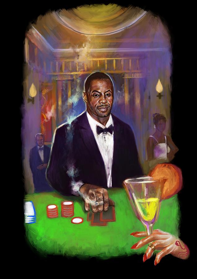 Idris Elba As James Bond 007 #2 Painting By Michael Cox - Fine Art America