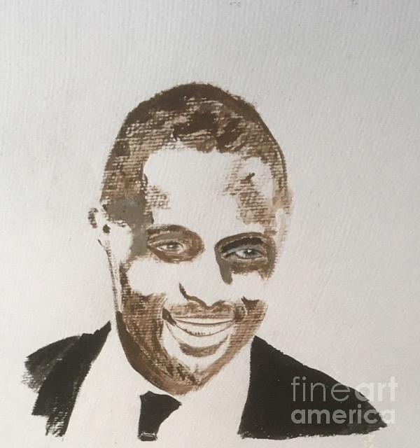 Idris Elba Painting by Audrey Pollitt