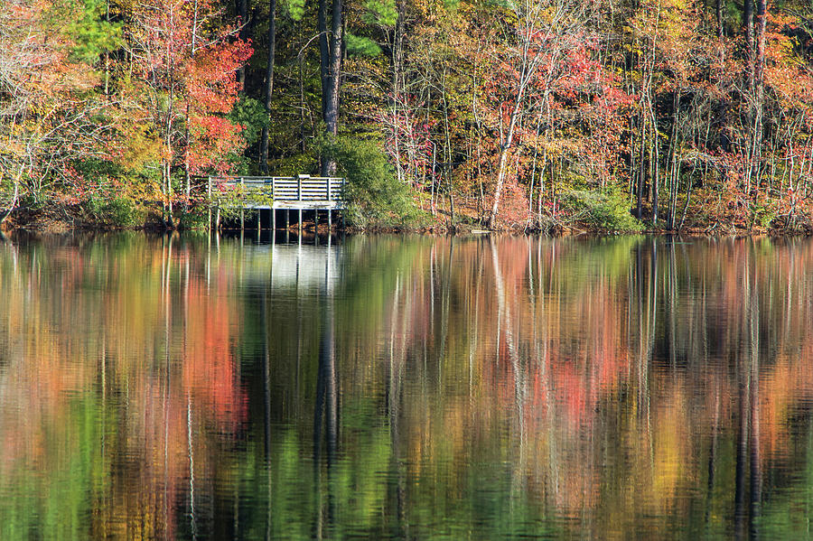 Idyllic Autumn Reflections Photograph by Robert Anastasi