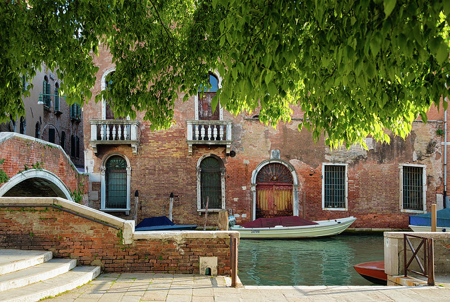 Idyllic canal and architecture in Venice Italy Photograph by Matthias Hauser