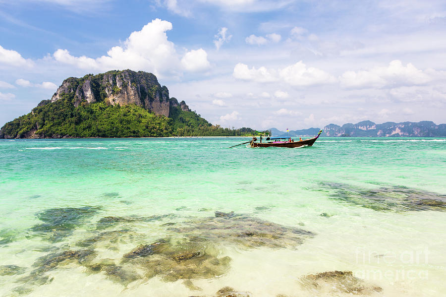 Idyllic island in Krabi in South Thailand Photograph by Didier Marti
