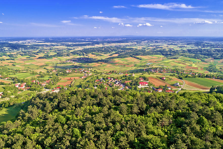 Idyllic landscape of rural Croatia in Prigorje region Photograph by Brch Photography