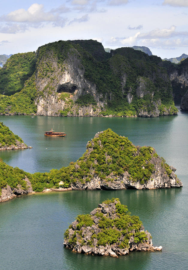 Idyllic Seascape Halong Bay Photograph by Michalakis Ppalis - Pixels