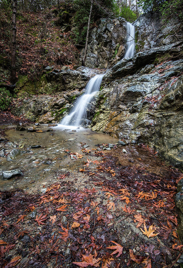 Idyllic waterfall, Troodos mountains Cyprus Photograph by Michalakis Ppalis