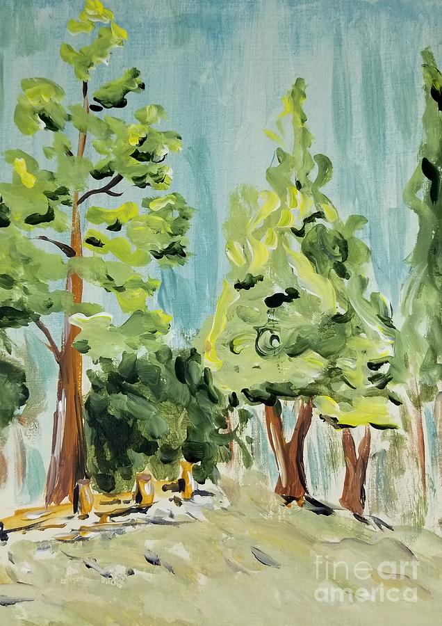 Idyllwild  Painting by Maria Langgle