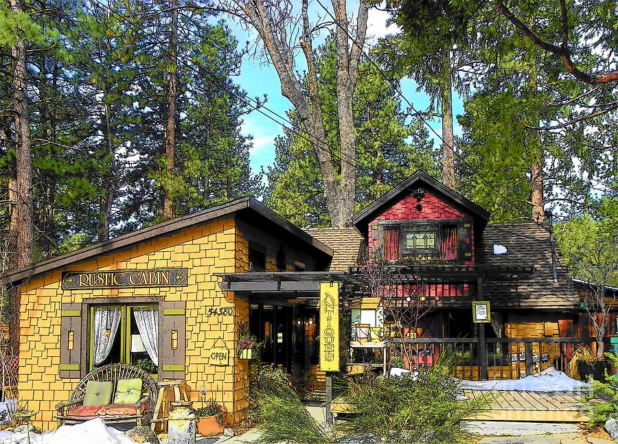 Idyllwild Rustic Cabin Antiques Photograph by Lisa Dunn