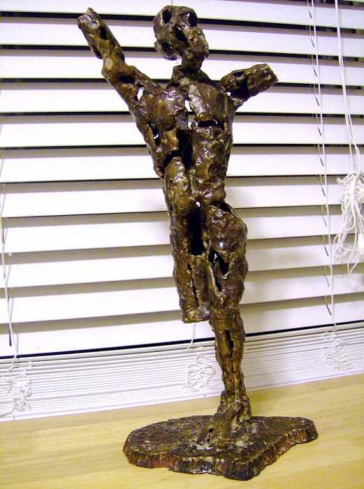 I.E.D. figure study Sculpture by Don Thibodeaux