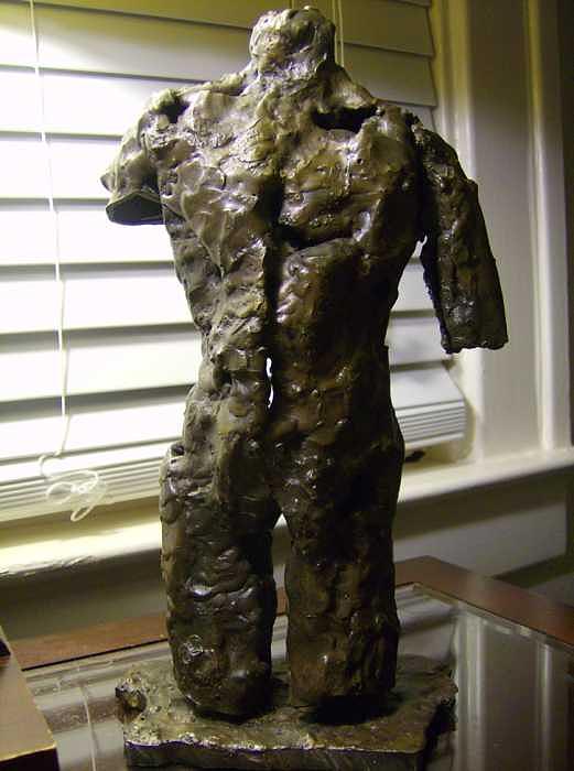 I.E.D. torso stuey Sculpture by Don Thibodeaux