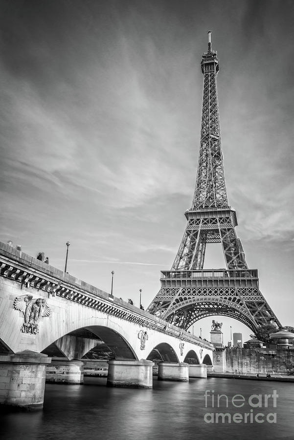 Iena bridge and Eiffel Tower Photograph by Delphimages Paris Photography