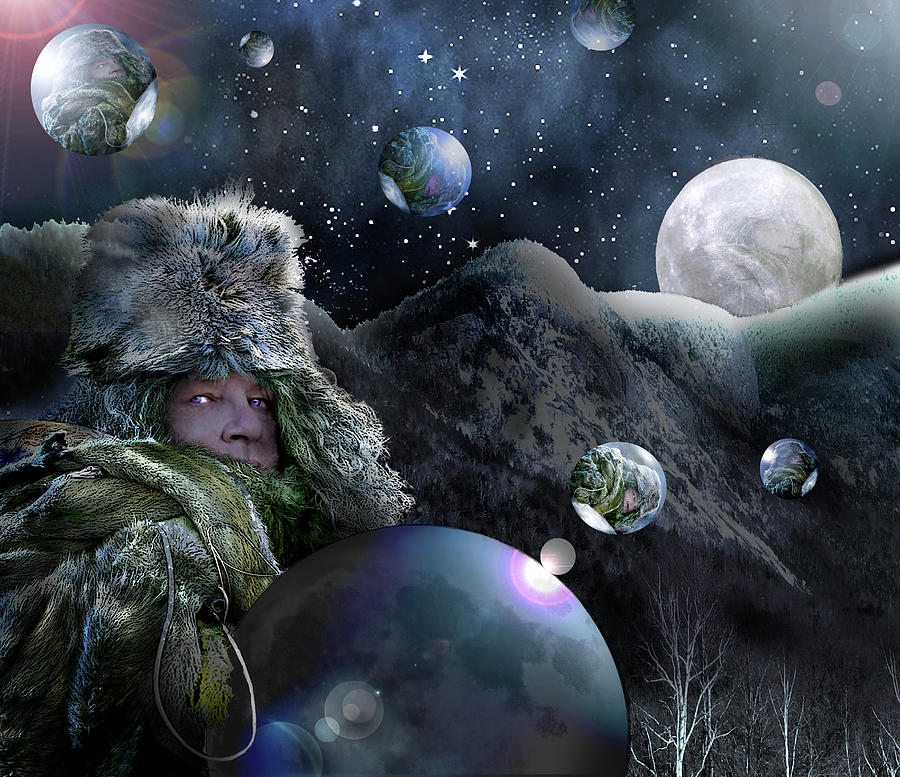 If I Were The Moon Digital Art by Nancy Griswold
