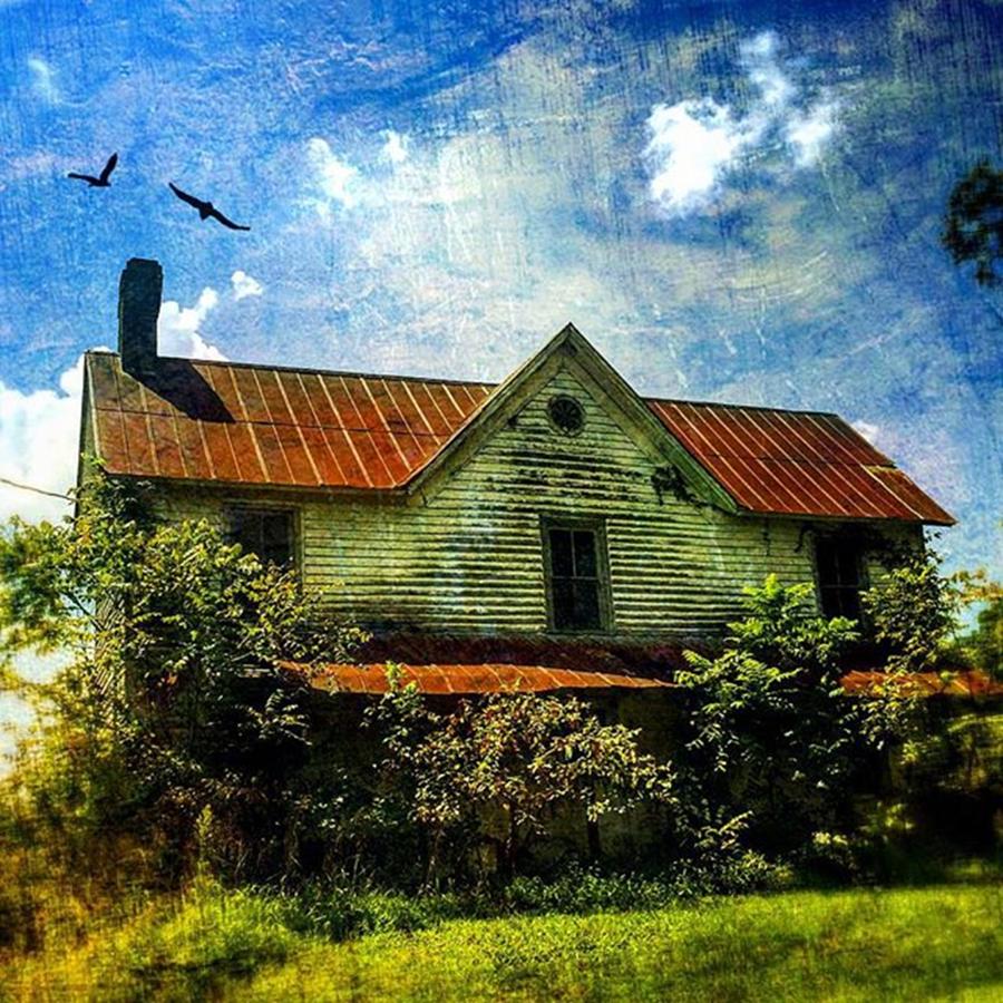 Vintage Photograph - If Walls Could Talk...#abandoned #house by Yvonne Thomas