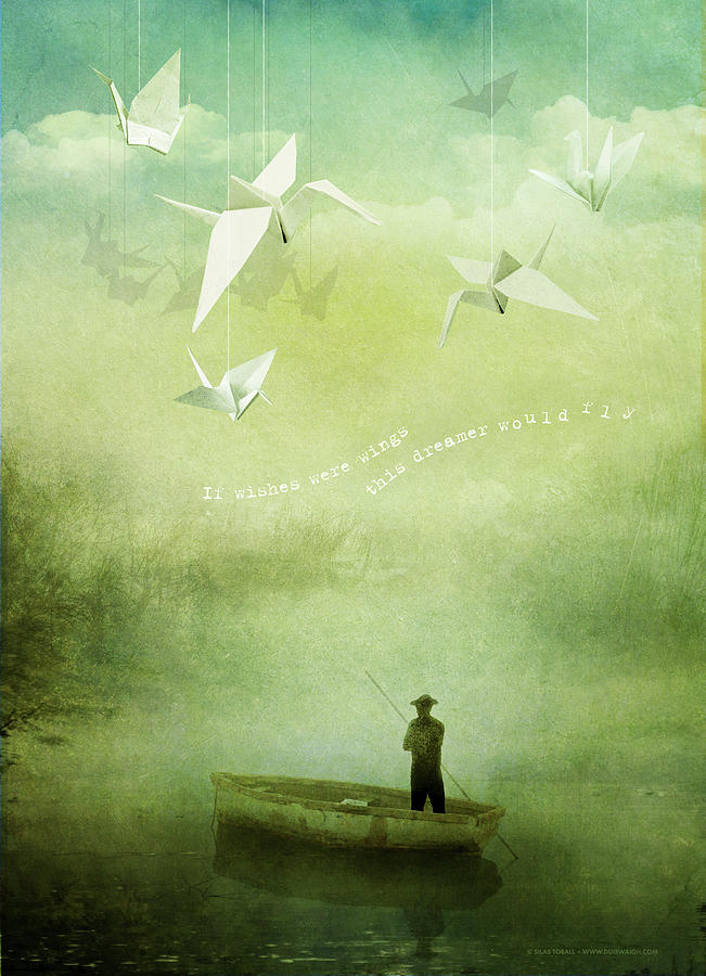 Bird Digital Art - If Wishes Were Wings by Silas Toball