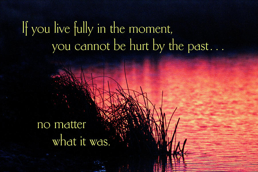 If You Live Fully in the Moment Photograph by Mike Flynn