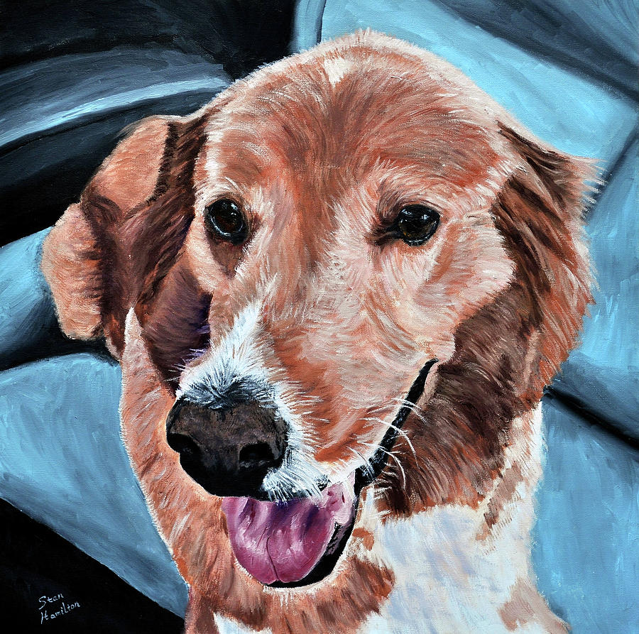 Iggy Painting by Stan Hamilton