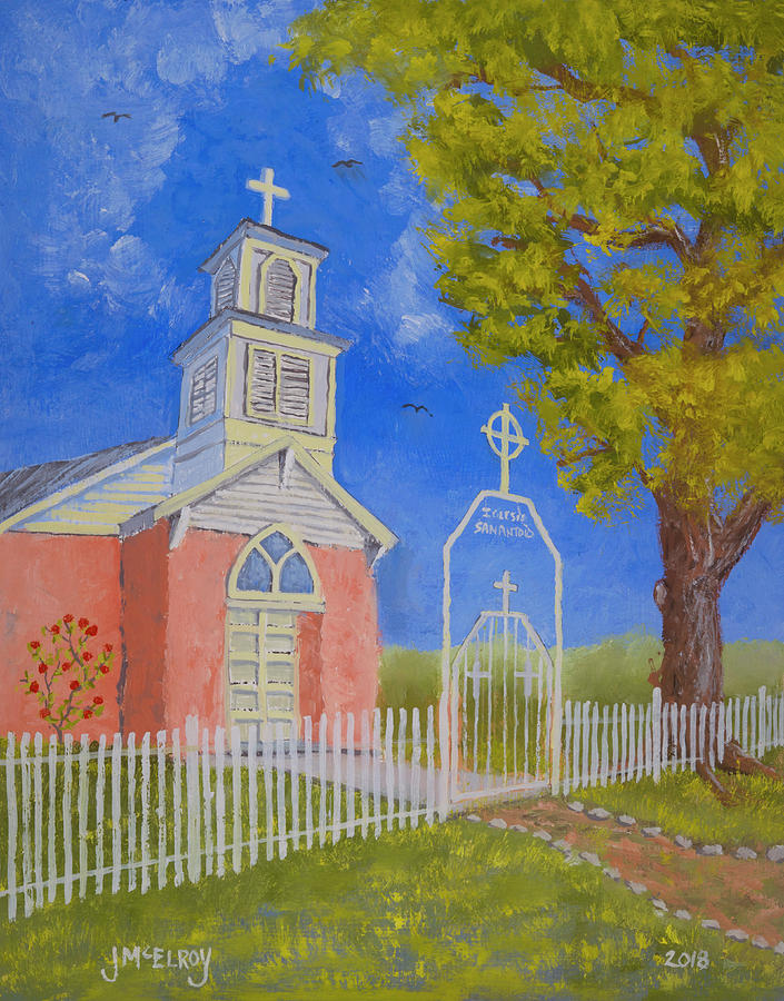 Iglesia de San Antonio Painting by Jerry McElroy - Fine Art America
