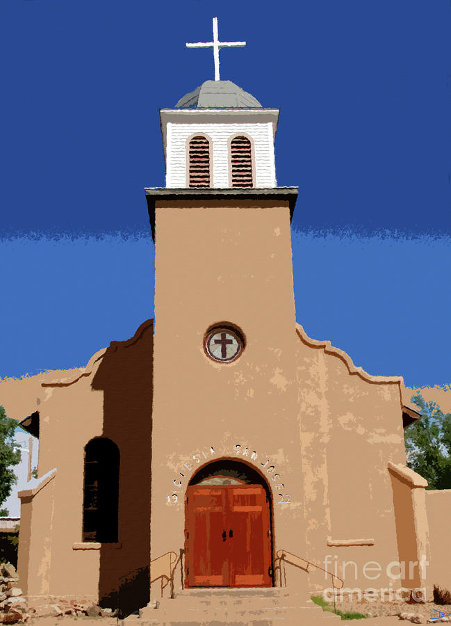 Summer Painting - Iglesia San Jose 1922 by David Lee Thompson