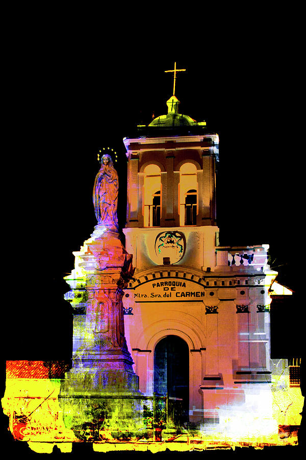 Iglesia Virgen De Bronce, Parroquia de Nuestra Senora del Carmen II Photograph by Al Bourassa