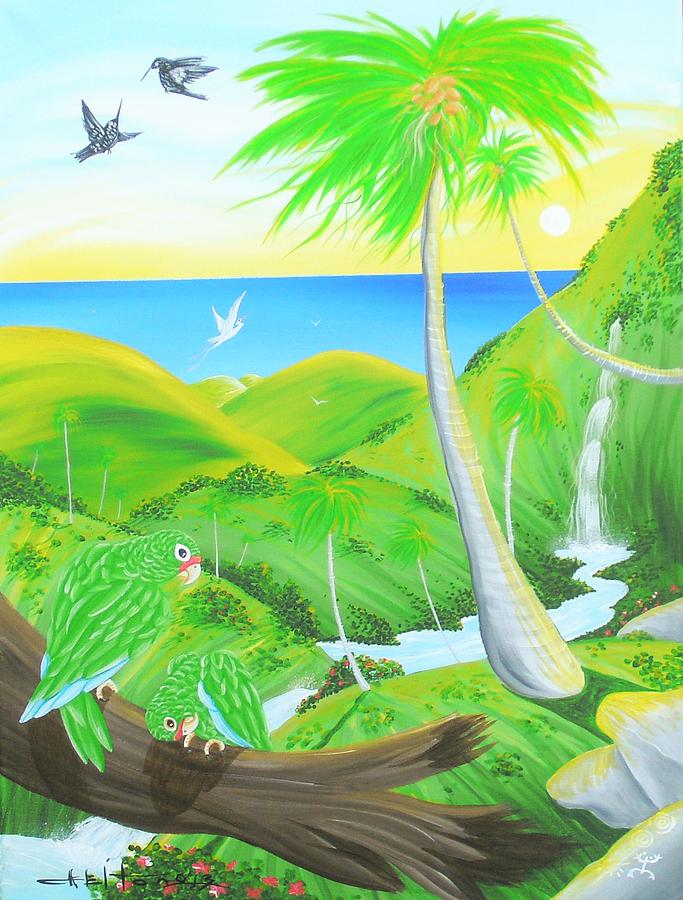 Iguaca Painting by Jose Guerrido jr