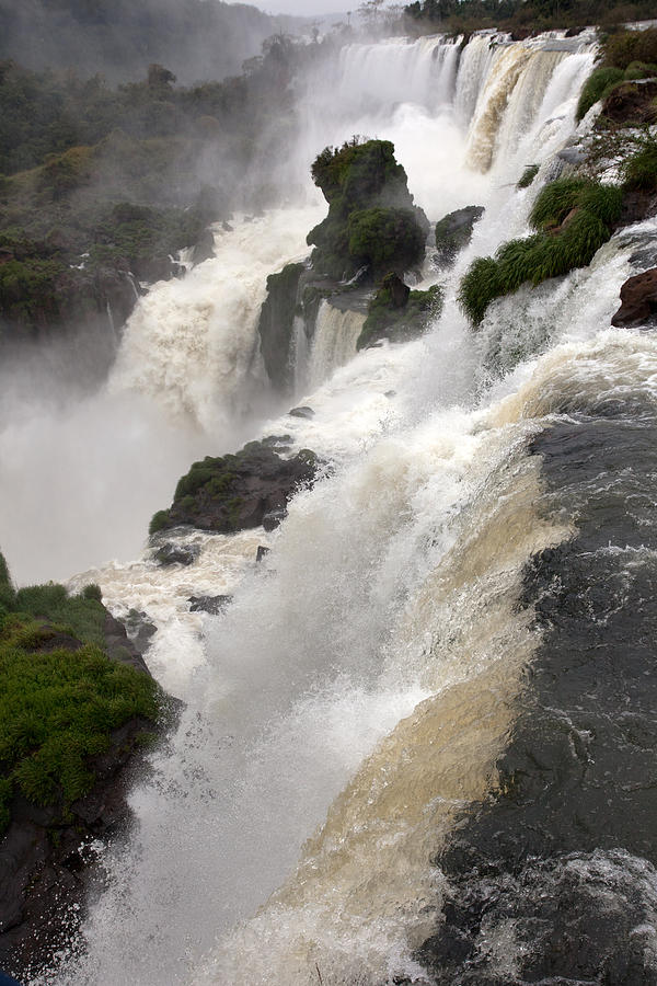 Iguassu Falls vertical Photograph by Aivar Mikko