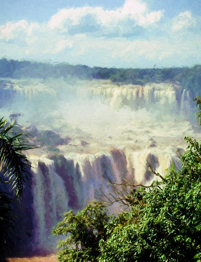 Iguazu Falls 9 Digital Art by Roy Pedersen