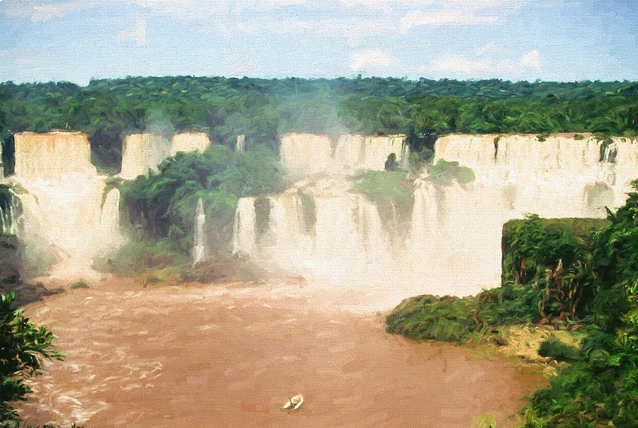 Iguazu Falls 2 Digital Art by Roy Pedersen
