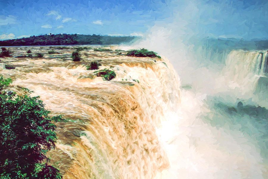 Iguazu Falls 6 Digital Art by Roy Pedersen