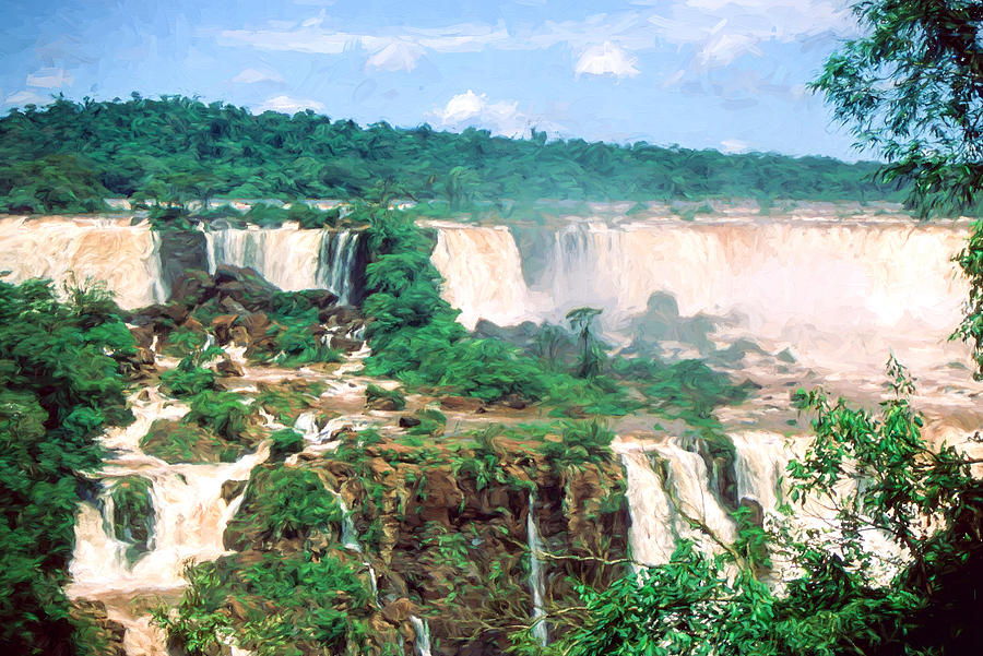 Iguazu Falls 7 Digital Art by Roy Pedersen