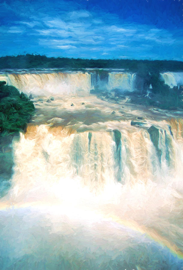 Iguazu Falls 8 Digital Art by Roy Pedersen
