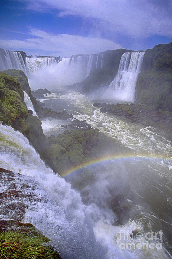 Iguazu falls Brazil and Argentina Photograph by Rudi Prott