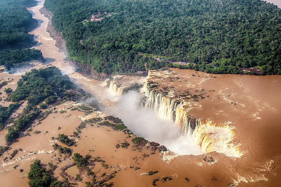 Iguazu Falls From Above Photograph by Rich Isaacman