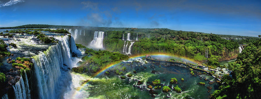 Iguazu Panorama Photograph by David Gleeson
