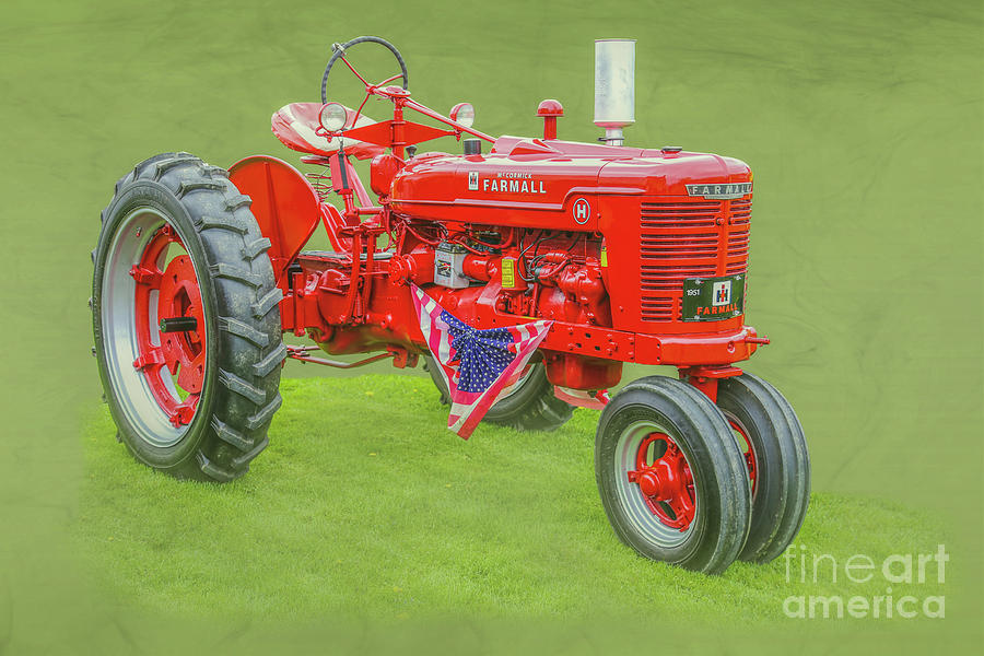 Spring Digital Art - IH Farmall Farm Tractor by Randy Steele
