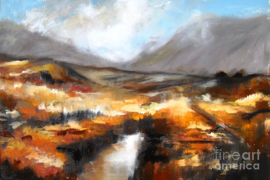 Black 47  Landscape paintings from wicklow  Painting by Mary Cahalan Lee - aka PIXI