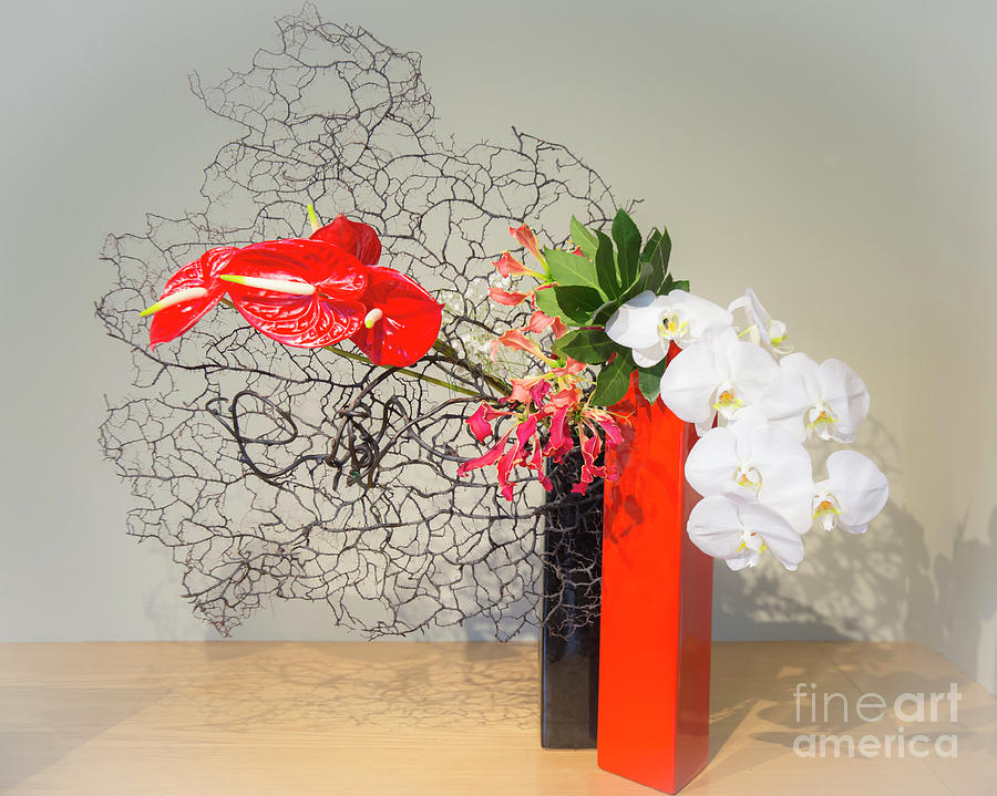 Ikebana composition by Yoko Sprague Photograph by Agnes Caruso