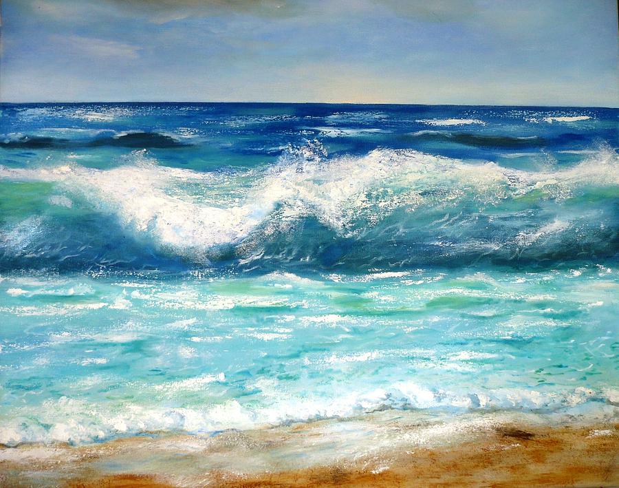 Il mare di settembre Painting by Luca Giovagnoli - Fine Art America