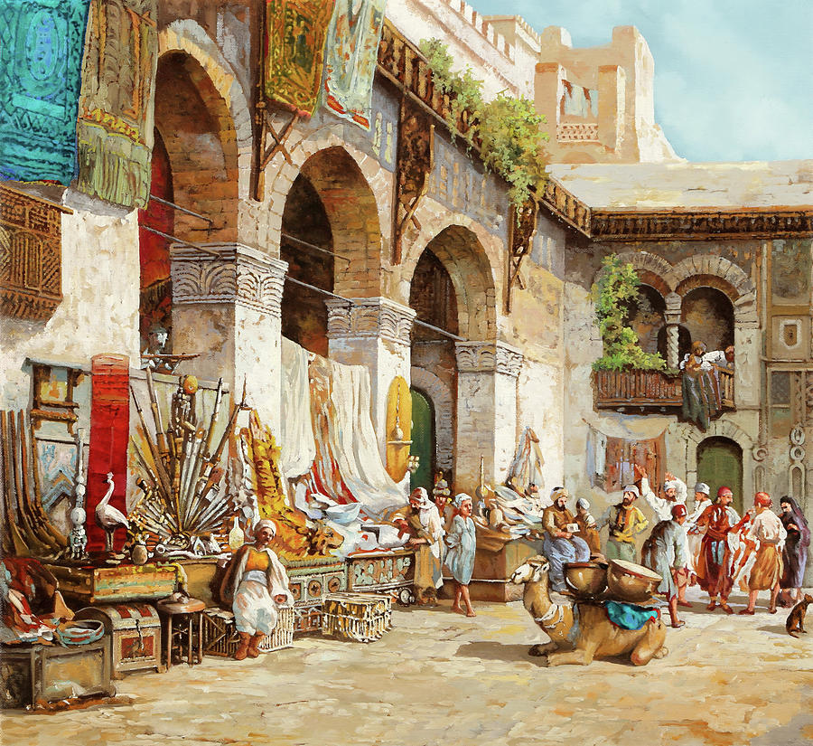Il Mercato Arabo Painting