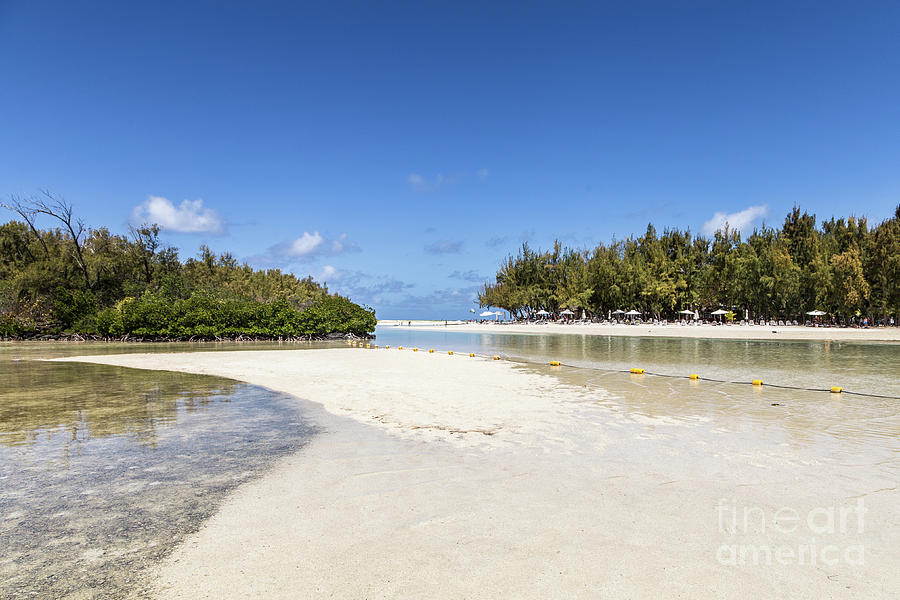 Ile aux cerfs orDeer island in Mauritius Photograph by Didier Marti