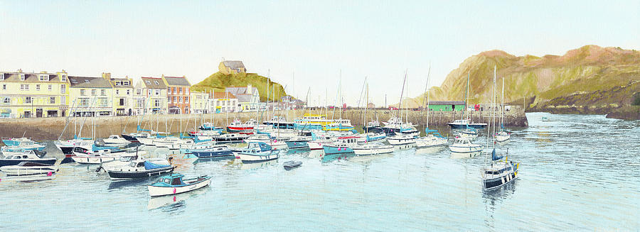 Ilfracombe Harbour, Early Evening Painting